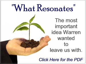 What Resonates - Warren Kress